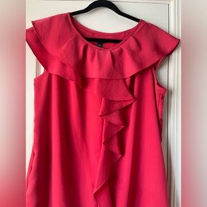 New Directions Pink Ruffle Dress